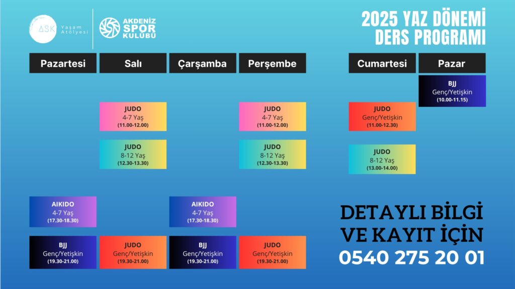 DERS PROGRAMI