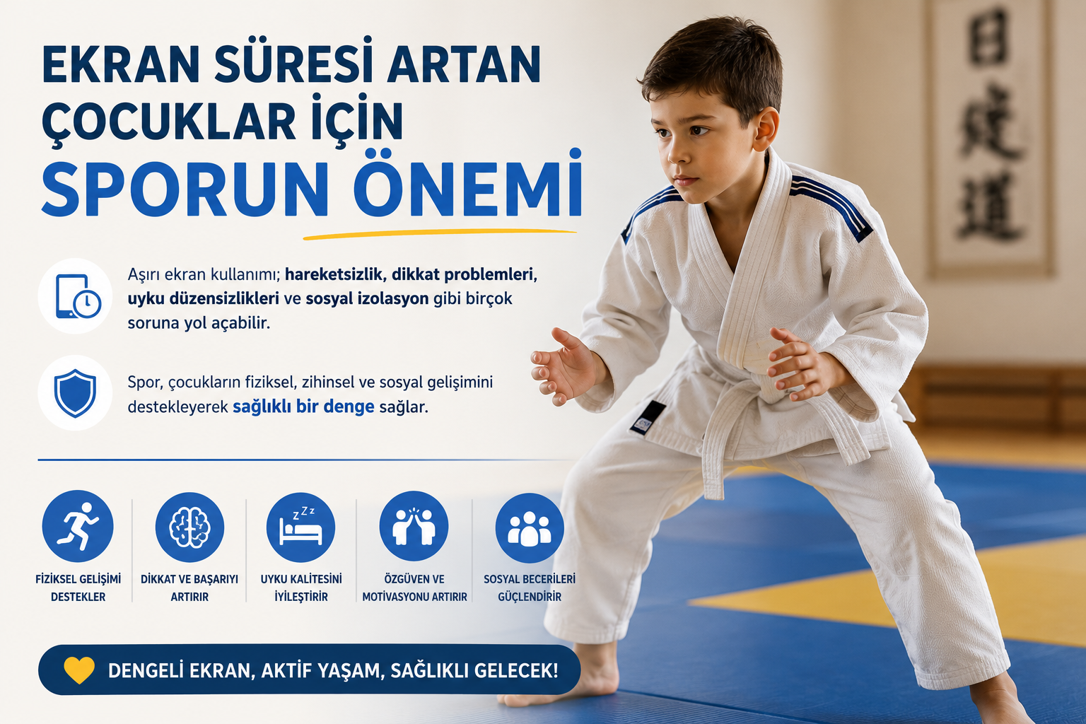 Ekran Süresi Artan Çocuklar İçin Sporun Önemi